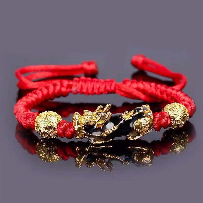 Pixiu Red String Bracelet – Wealth, Protection & Good Fortune Symbolism