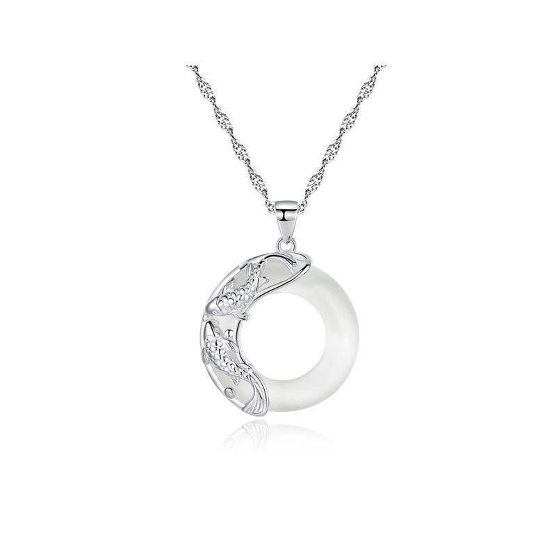 Women's Lucky Pendant Moonstone Necklace