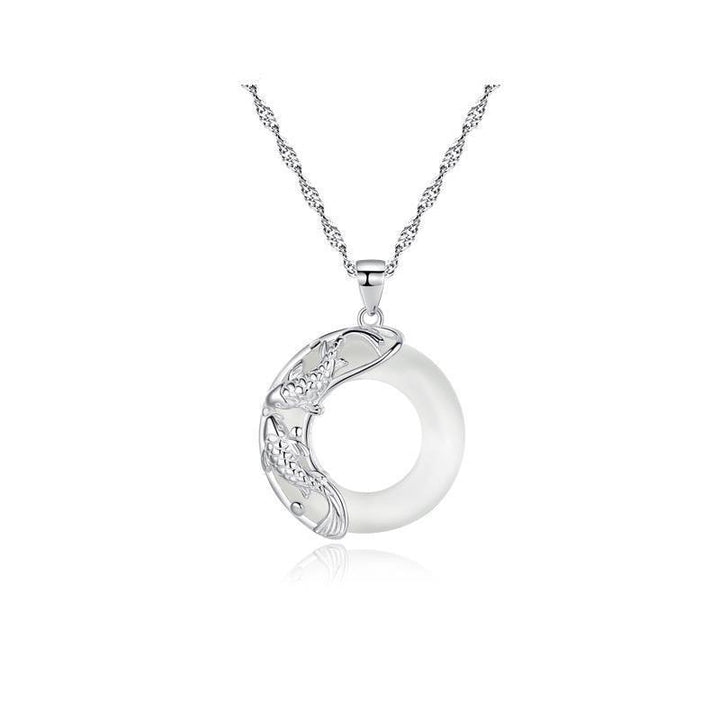 Koi Good Fortune Pendant Necklace – product view 2