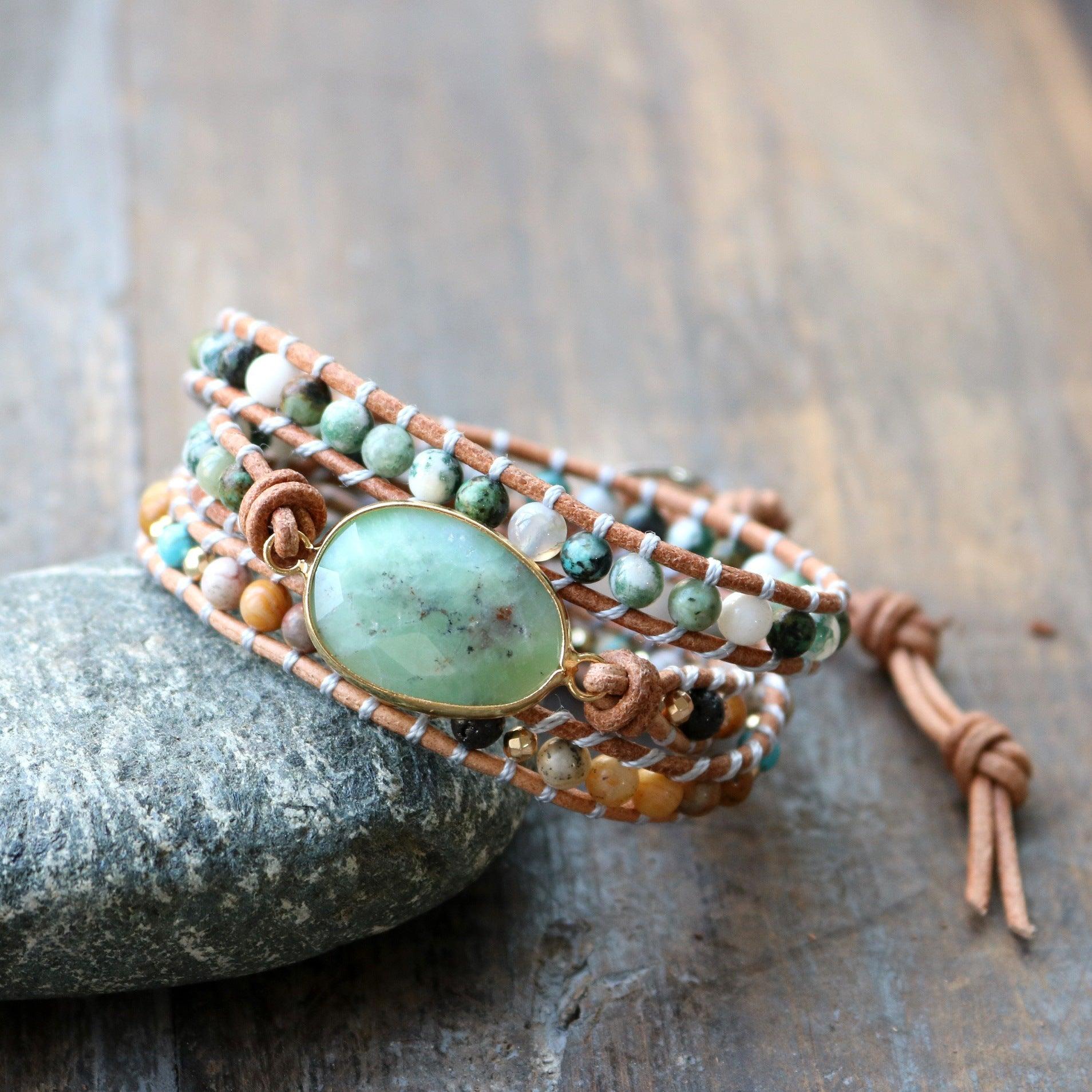 Buddhisttemple Discover Harmony and Prosperity with Natural Jade Stone Bracelet