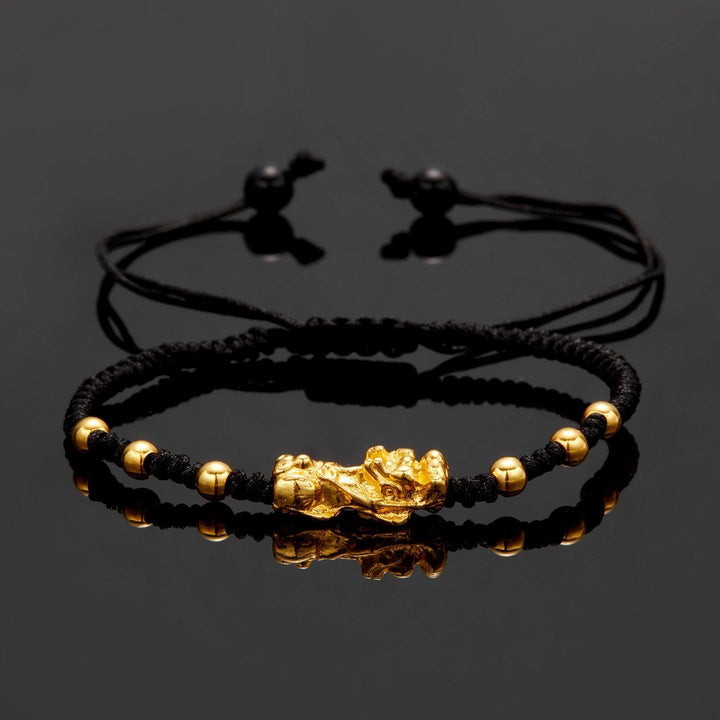 Pixiu red string bracelet, product view 4