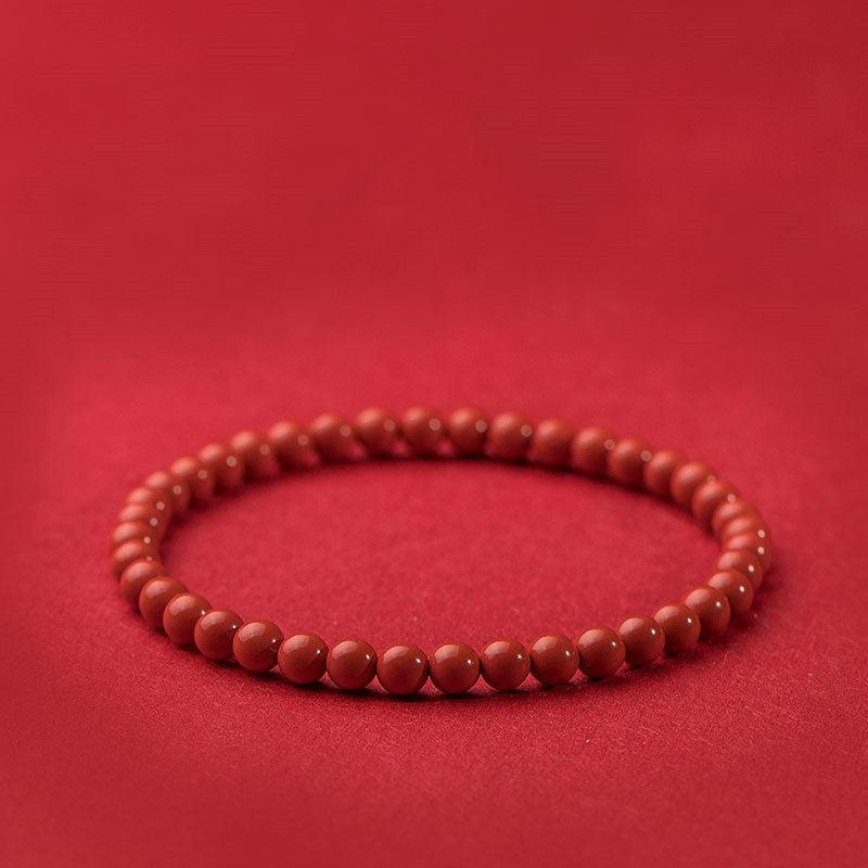 Women's Simple Natural Red Cinnamon Bracelet