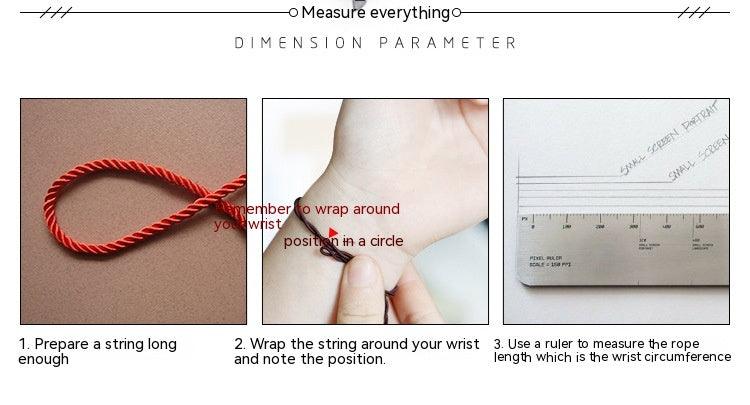 A tutorial chart that teaches you how to measure your hand circumference