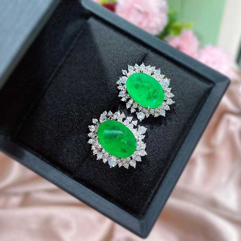 The faceted green gemstone radiates like captured forest sunlight, its deep chlorophyll hues reflecting the stone's historical role as a talisman of growth in Mayan culture. Conflict-free sourced and hand-polished using lapidary techniques from Jaipur's gem markets, the stone's 4.5mm cut maximizes light refraction while maintaining organic imperfections that authenticate its natural origin.