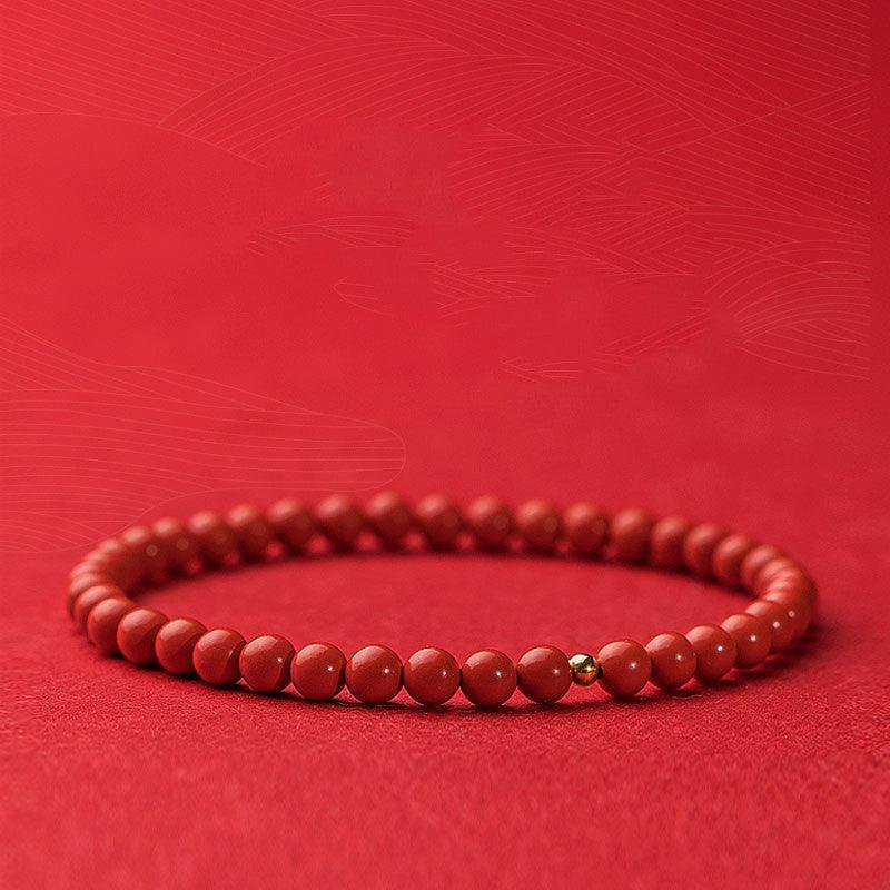 Women's Simple Natural Red Cinnamon Bracelet