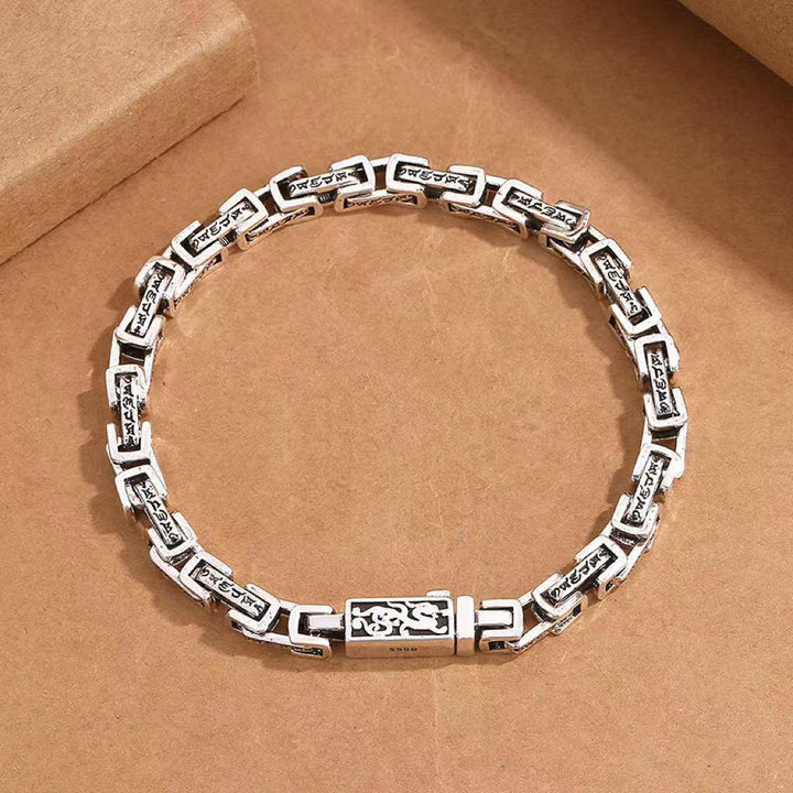 Six-Syllable Mantra Copper Bracelet